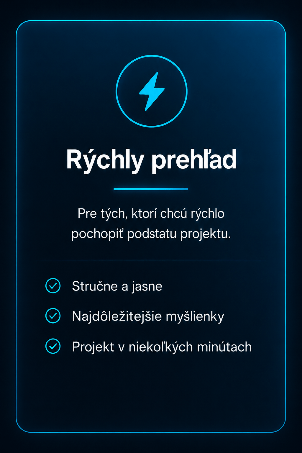 Rýchly prehľad projektu Prekročme hranice spolu